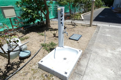 【庭】 | ベルヴィルカメリア | お庭が付いています