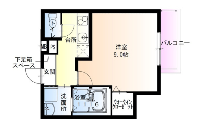 【間取り】 | フジパレス堺諏訪森Ⅲ番館