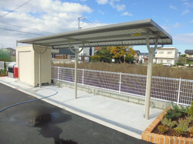 総社市中原のアパートのその他共用部分|自転車置き場