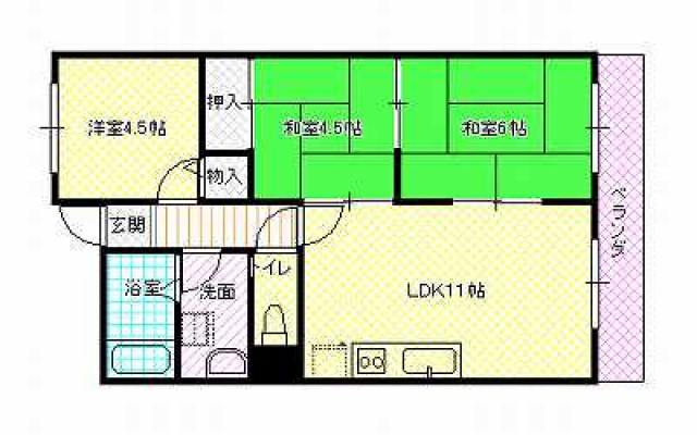【間取り】 | クレール冨士
