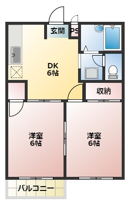 【間取り】 | ニューハイツ茂手木
