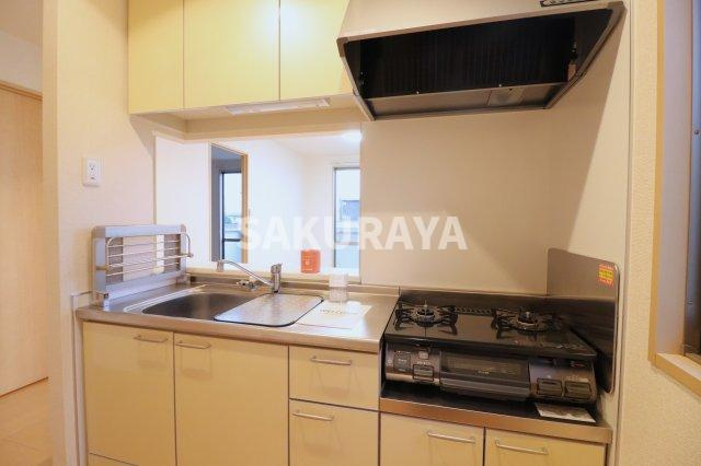 アプリコットタウン Ｂのキッチン|2023年撮影。現況と異なる場合がございます。