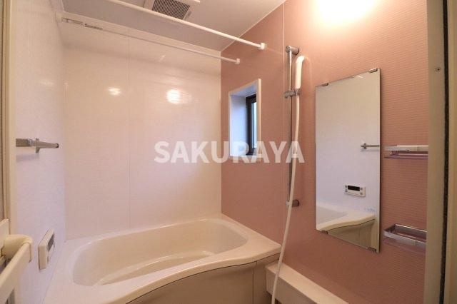 アプリコットタウン Ｂの浴室|2023年撮影。現況と異なる場合がございます。