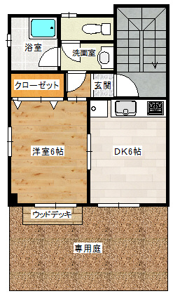 サニーテラス芦屋の間取り