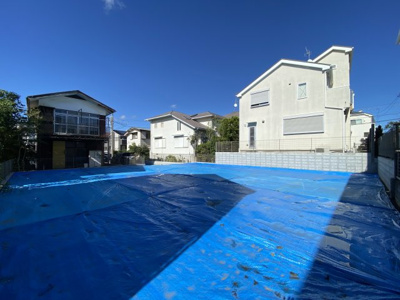 【外観】 | ☆趣のある鵠沼の住宅街、敷地９２坪の邸宅地☆藤沢市鵠沼桜が岡2丁目／仲介手数料不要 | 閑静で陽当りのある広々とした敷地、想い描いたマイホームを心に決めたハウスメーカーで是非実現してください！
