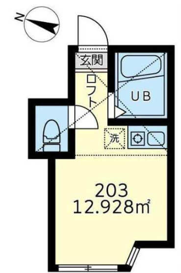 【間取り】 | ユナイト黄金町ピスティッチ
