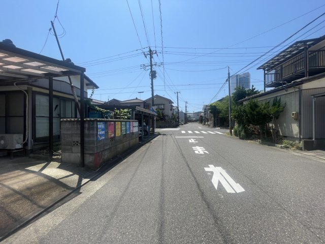 中央区沼垂西3丁目　土地の前面道路含む現地写真