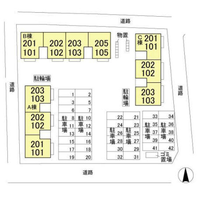 【駐車場】 | オークヴィレッジB