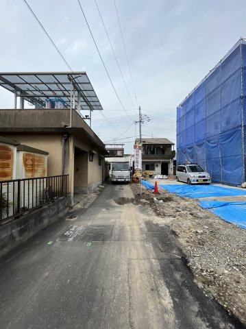 鶴見区浜３丁目新築戸建の前面道路含む現地写真