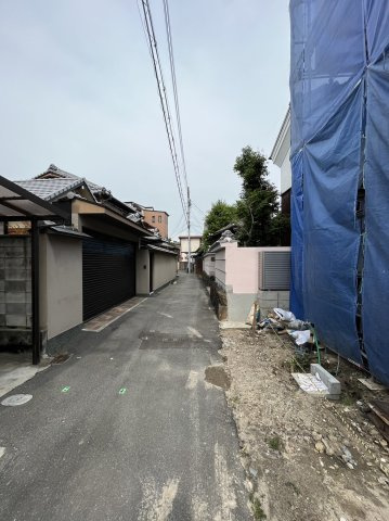 鶴見区浜３丁目新築戸建の前面道路含む現地写真