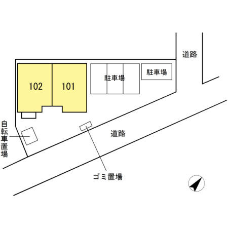 HIMAWARIの駐車場