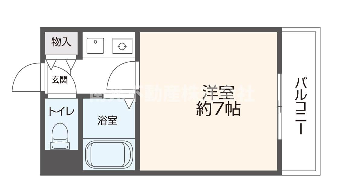 ＡＤＥＫＡ－Ｔ ( 近畿大学 一人暮らし )の間取り
