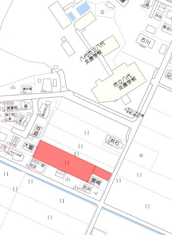 高島町土地の地図