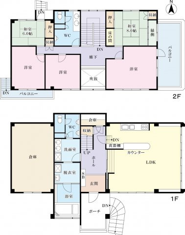 【間取り】 | 熱海自然郷　売別荘