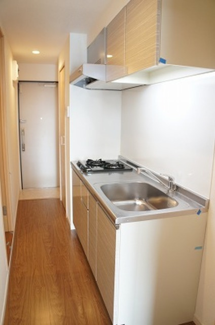 習志野市大久保４丁目のアパートのキッチン