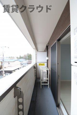 ミリアビタ大森台のバルコニー|お洗濯物を干しても外から見えにくいです！