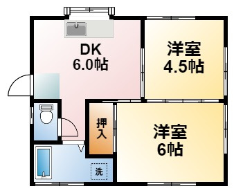 青柳貸家の間取り