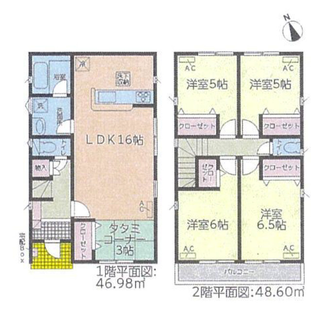 南区氷室町第1 全3棟　＜仲介手数料無料＞明治小・明豊中　新築一戸建て