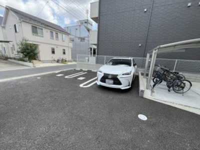 【駐車場】 | シャルムA | 駐車場完備です