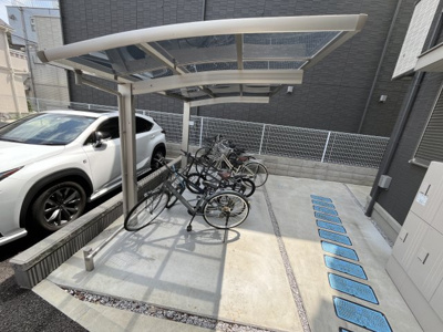 【その他共用部分】 | シャルムA | 駐輪場です