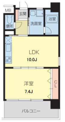 ARROWFIELDS壱番館の間取り