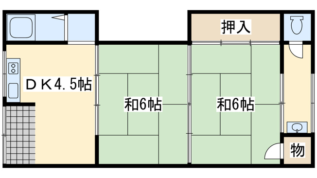 【間取り】 | 箱作アパート