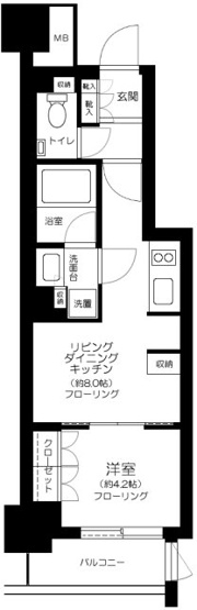 【間取り】 | オープンレジデンシア麻布六本木