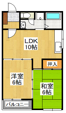 レジデンス岩田の間取り