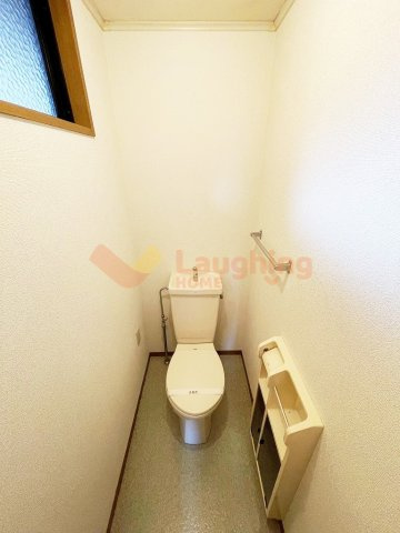 セジュール久留米インターB棟のトイレ|コンパクトで使いやすいトイレです