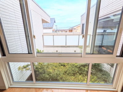 【展望】 | ☆積水ハウス施工☆大型鉄骨造　戸建て | 中庭2階からの眺望