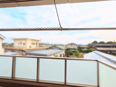 【展望】 | ☆積水ハウス施工☆大型鉄骨造　戸建て | 南側2階バルコニー