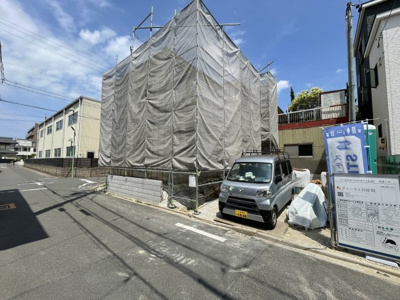 【外観】 | FIRST TOWN  第１守山区新守山　全１棟＜仲介手数料無料＞瀬古小・守山西中　新築一戸建て | LINEから簡単お問合せ可能！
友達検索で@nqk7328tです！。