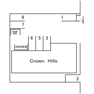 【駐車場】 | Crown　Hills