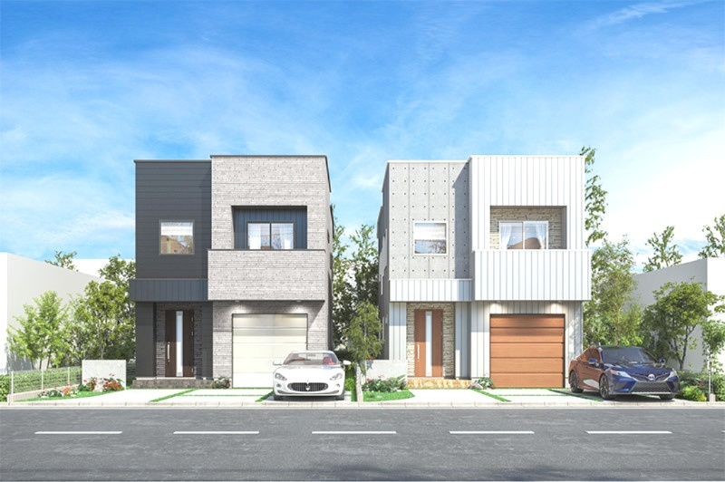 【建築条件付き土地】サン・タウン杉山手の外観パース|■建築条件付の売り土地です♪♪
■自由設計対応の新築戸建て♪♪