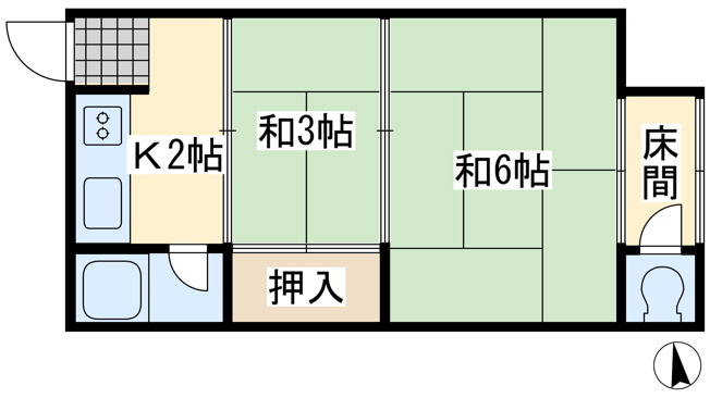 【間取り】 | 米谷マンション