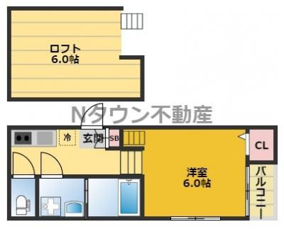 【間取り】 | ライカート新栄 | 間取りです。