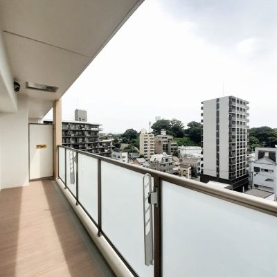 熊本市中央区新町３丁目の賃貸マンションのバルコニー