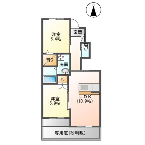 【間取り】 | ディアコートMⅡ