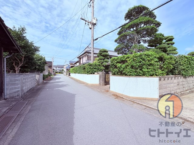 中古住宅)筑後市大字溝口の前面道路含む現地写真