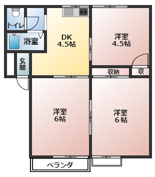 トラッドミホの間取り