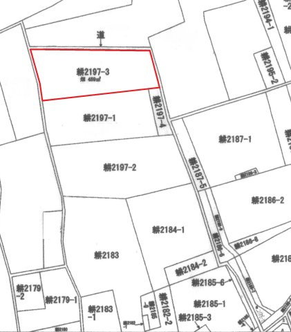 売土地　美東町の土地図