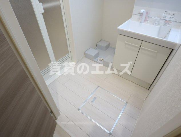 【洗面所】 | Ｄ－ｒｏｏｍ竹下　Ｂ棟 | Ｄ－ｒｏｏｍ竹下　Ｂ棟の脱衣所