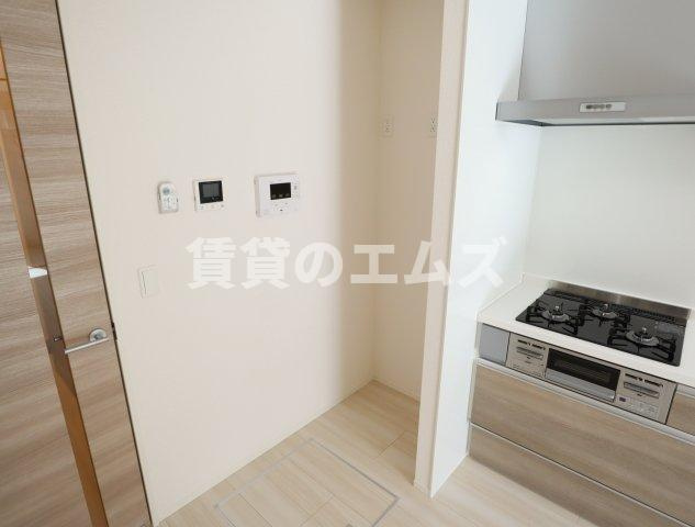 【キッチン】 | Ｄ－ｒｏｏｍ竹下　Ｂ棟 | Ｄ－ｒｏｏｍ竹下　Ｂ棟の冷蔵庫置き場