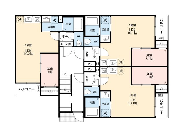 GRANDBLUE harutaⅠの区画図