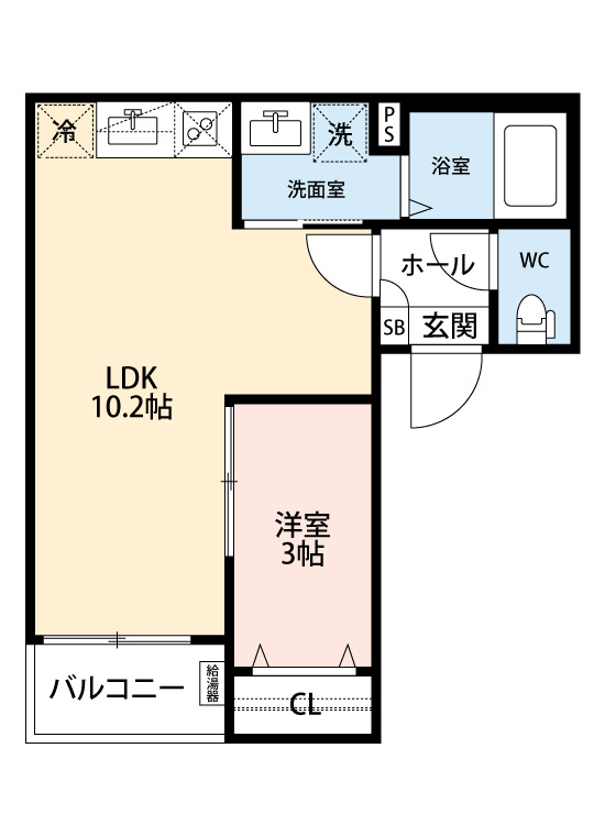 GRANDBLUE harutaⅠの間取り