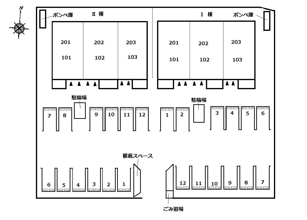 エスターテ・アリエッタⅡ　　　刈谷市の賃貸ならクラスホーム刈谷店の駐車場