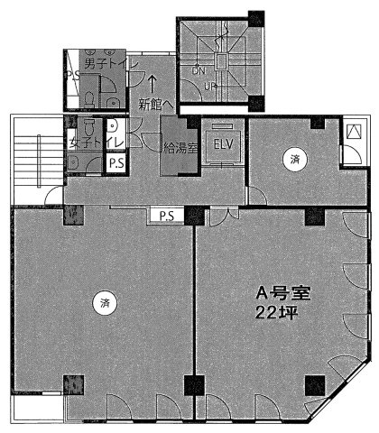 新橋第一ビル本館の間取り