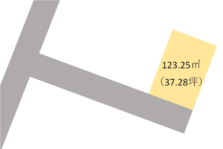 和歌山市加納・土地・125190の区画図