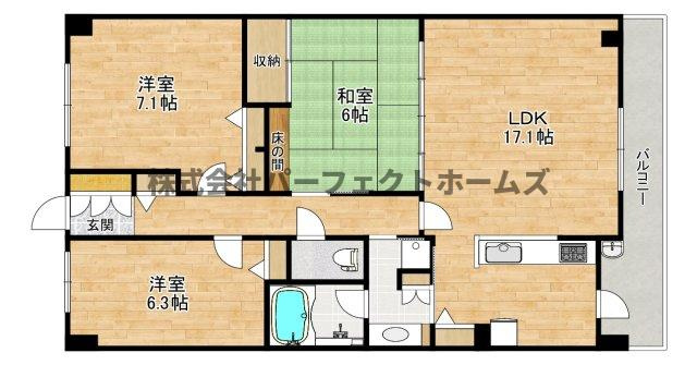エステムコート香里園の間取り
