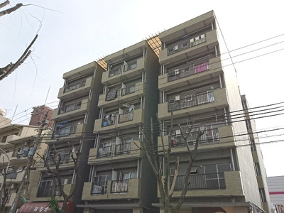 【外観】 | 三賀マンション | タイル貼りの外観です